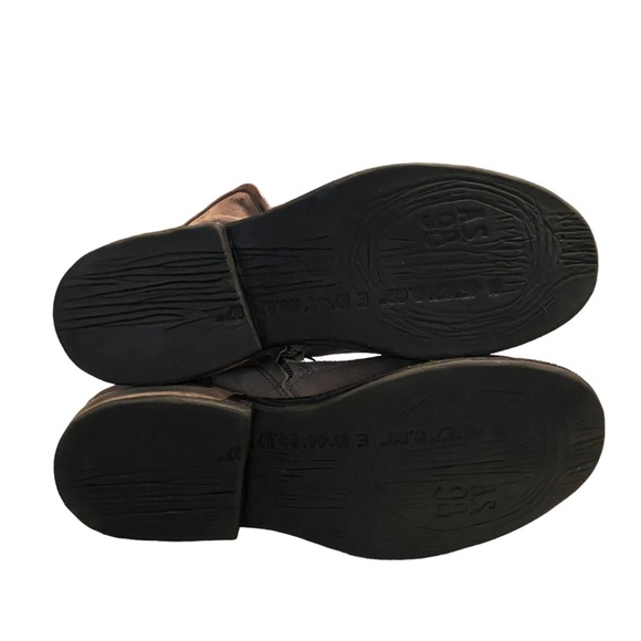 A.S. 98 Traver Tobacco Suede Leather Ankle Bootie Boots Size 38 - Picture 5 of 16